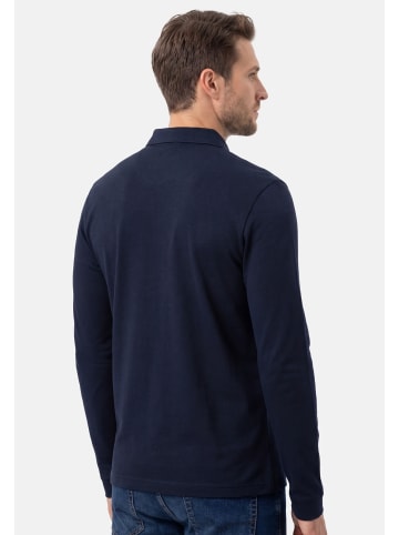 Ragman Poloshirt Basic in Blau / dunkelblau