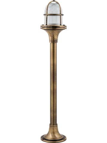 Licht-Erlebnisse Wegeleuchte (B)11.5 x (L)11.5 x (H)62 cm in Messing Antik