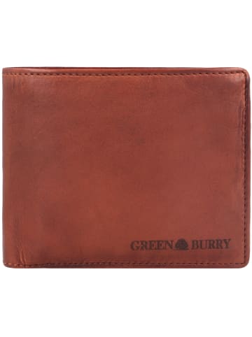 Greenburry Vintage Washed Geldbörse Leder 13 cm chestnut