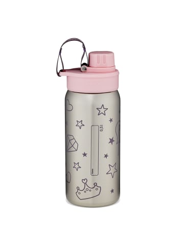 Ergobag Edelstahl Trinkflasche in rosa