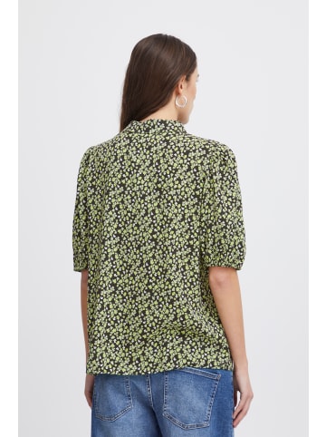 ICHI IHAya regular fit in Sprucestone Flower Aop