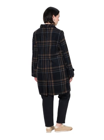 Ulla Popken Mantel in schwarz