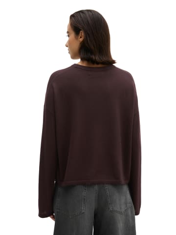 Marc O'Polo Strickpullover oversize in Black Cherry
