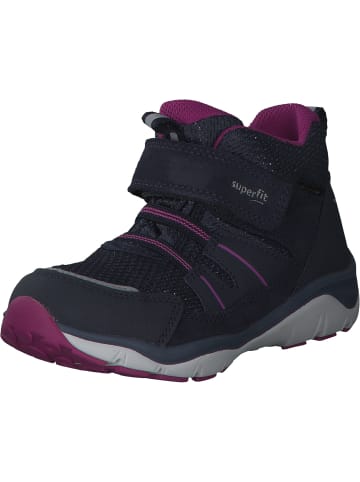 superfit Stiefeletten in blau/pink