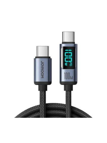 COFI 1453 Kabel Typ-C 100W 1,2m Joyroom S-CC100A16 (schwarz) in Schwarz