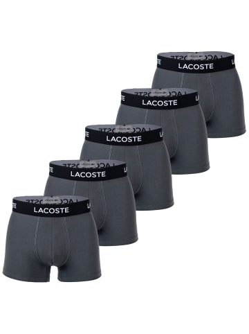 Lacoste Boxershort 5er Pack in Grau