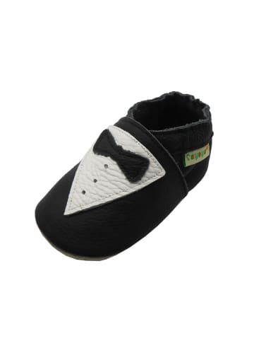 Sayoyo Baby Krabbelschuhe aus Leder, weiche Lauflernschuhe mit rutschfester Sohle 