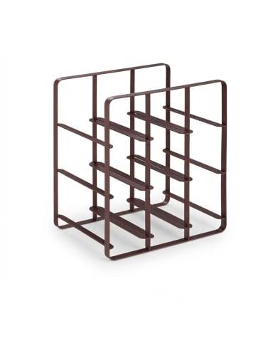 relaxdays Weinregal in Braun - (B)27,5 x (H)30 x (T)20 cm