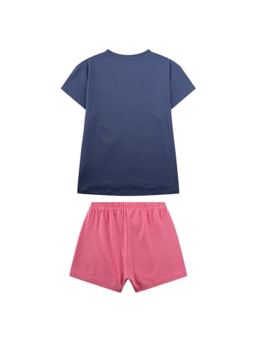 Sanetta Pyjama in Blau/Pink