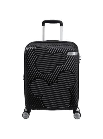 American Tourister Mickey Clouds - 4-Rollen-Kabinentrolley 55 cm erw. in Mickey True Black