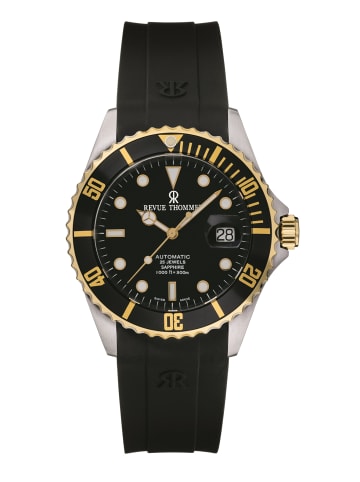 Revue Thommen Automatikuhr für Herren in Schwarz