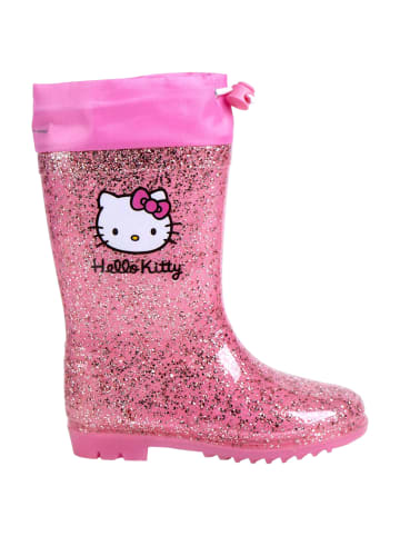 Cerda Gummistiefel Hello Kitty mit Glitzer in Pink