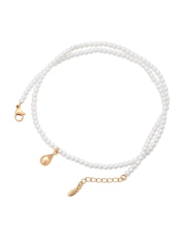 faina Women Necklace in Rose Gold White