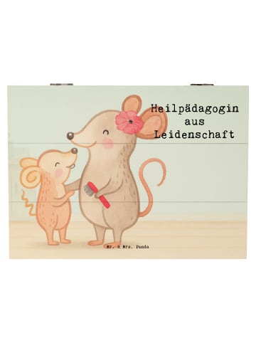 Mr. & Mrs. Panda Schatulle Heilpädagogin Leidenschaft Design mit... in Weiß