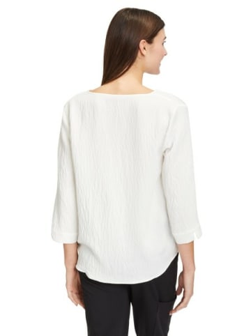 BETTY & CO Kurzarmbluse für Damen in offwhite
