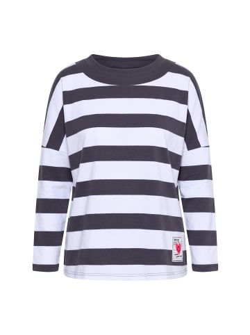 MIAMODA Langarmshirt in schneeweiß