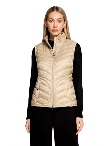 Betty Barclay Steppweste mit Stehkragen in Beige