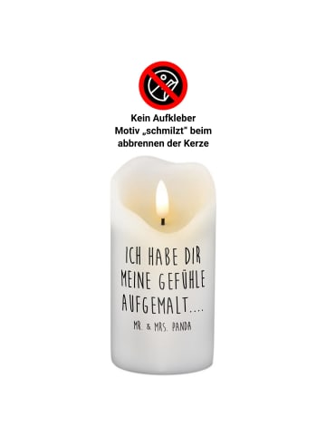 Mr. & Mrs. Panda Kerze Mit Spruch Koala Künstler mit Spruch in Weiß