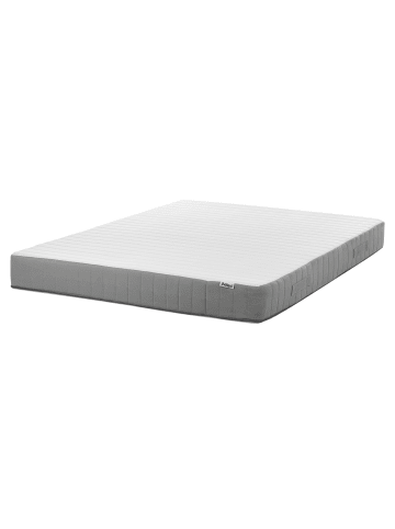 Beliani Matratze CUSHY in Weiß/Grau - (W) 160 x (H) 20 x (L) 200 cm