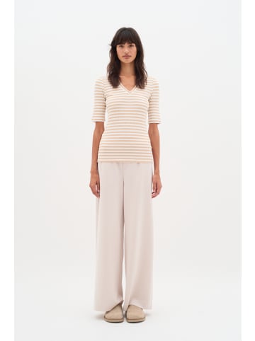 InWear Jerseytop DagnaIW Slim fit in Alabaster/Pure White stripe