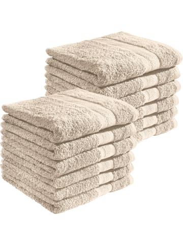 REDBEST Frottier Handtuch 12er-Pack Chicago in beige