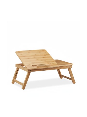 relaxdays Laptoptisch in Natur 17 Zoll - (B)69x (H)30 x (T)35 cm