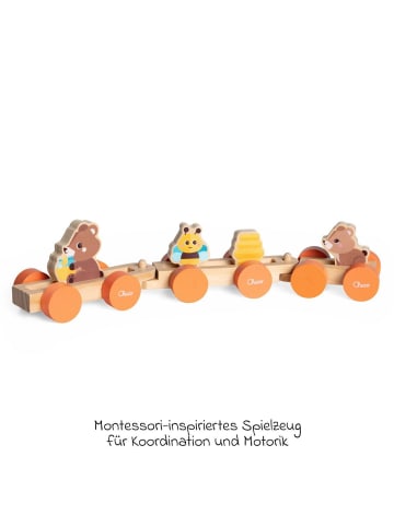 Chicco Teddys Zug - My Wood Friends in multicolored