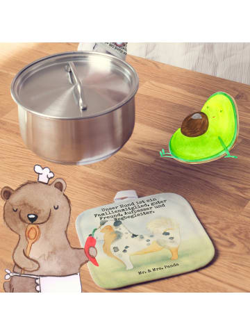 Mr. & Mrs. Panda Topflappen Hund Australien Shepherd Design mit ... in Weiß