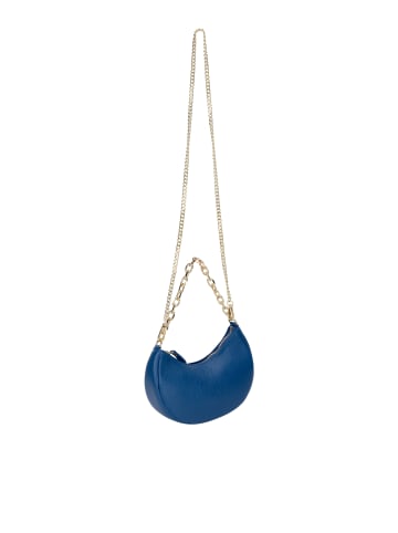 FELIPA Damen Schultertasche Aus Leder in Elektrisches Blau