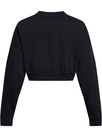 Under Armour Longsleeve "Ua Rival Terry Os Crop Crw" in Schwarz