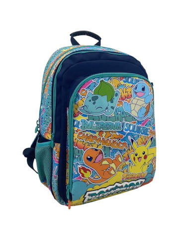Pokémon Rucksack Schulrucksack 35x16x43cm mit Seitentaschen