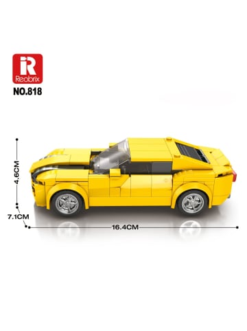 Reobrix 818 Sportwagen 1:24 Klemmbaustein Auto 327 Teile