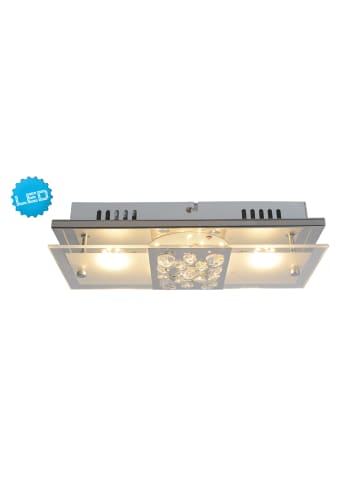 näve LED Deckenleuchte "CHUR" in chrome - (L)30 cm x (B)12 cm x (H)7.5 cm - EEK F