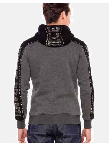 Cipo & Baxx Sweatjacke in ANTHRACITE