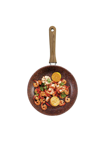 Livington Pfanne Copper & Stone Pan 24 in Rot