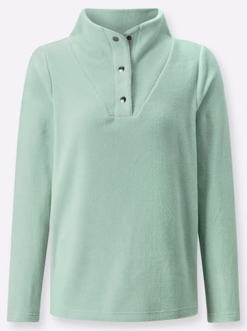 WITT WEIDEN Fleece-Shirt in kalkmint
