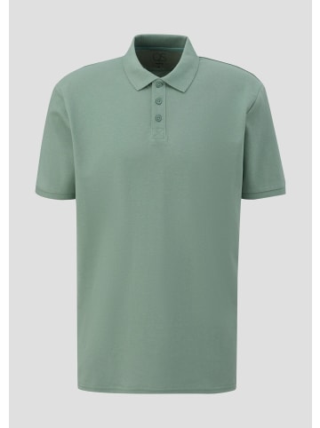QS Polo-Shirt in 7238_salbeigrün