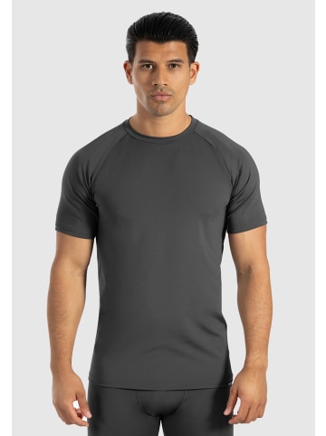 SMILODOX T-Shirt Zeyn in Anthrazit