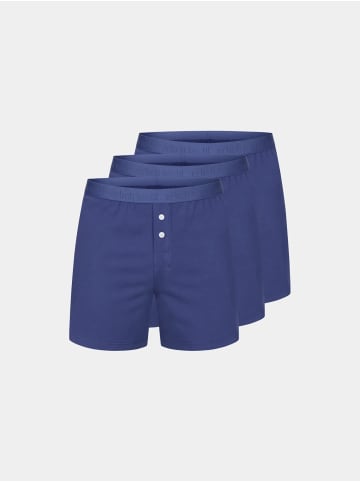 Erlich Textil  CASUAL COTTON BOXERS IM 3er PACK in nachtblau