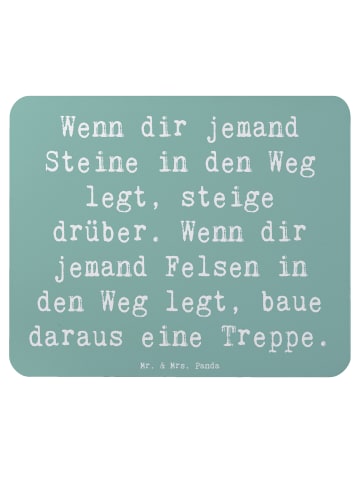 Mr. & Mrs. Panda Mauspad Spruch Stolpersteine im Alltag meistern... in Meeresbrise