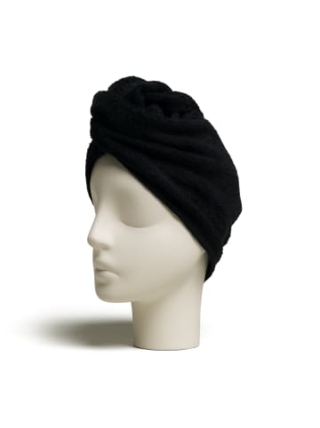 Möve Frottierturban Basic in black
