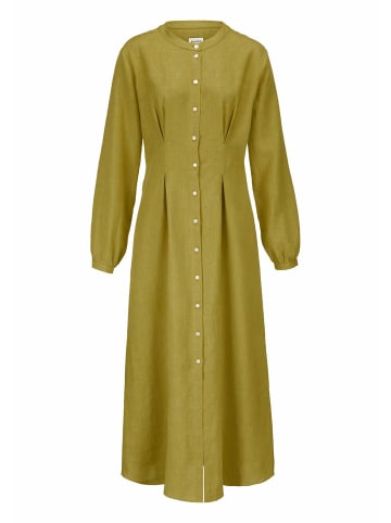 Hessnatur Hemdblusenkleid in sommermoos