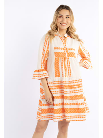IZIA Damen Sommerkleid in Orange