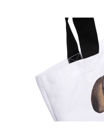 Mr. & Mrs. Panda Reisetasche Hund Entspannen ohne Spruch in Weiß