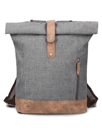 Zwei Olli O24 - Rucksack 37/50 cm in stone