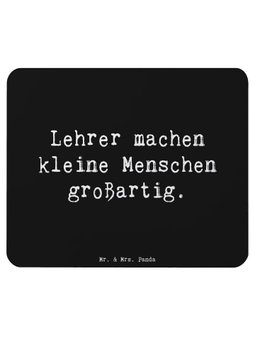Mr. & Mrs. Panda Mousepad Spruch Lehrer Großartig mit Spruch in Schwarz