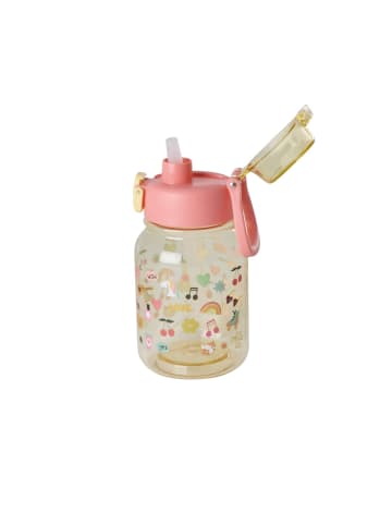 Rice Tritan Trinkflasche  Unicorn Love in rosa