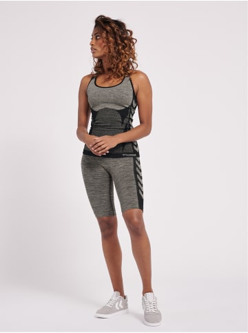 Hummel Leggings Hmlclea Multisport Damen in CHATEAU GRAY/BLACK MELANGE