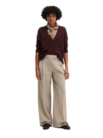 Marc O'Polo Bundfaltenhose relaxed in Stone Taupe Melange