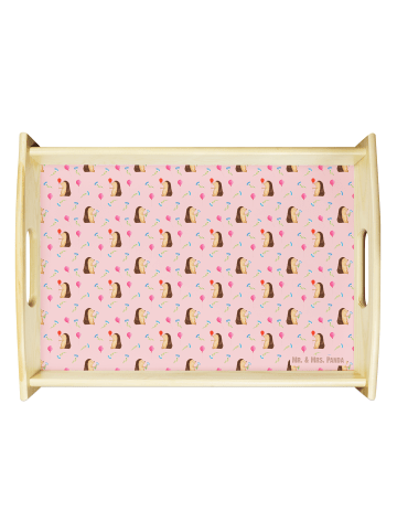 Mr. & Mrs. Panda Sofa Tablett Igel Luftballon ohne Spruch in Rosa